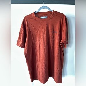 EDDIE BAUER Men’s Travex Tshirt- Burnt Orange- Size LT